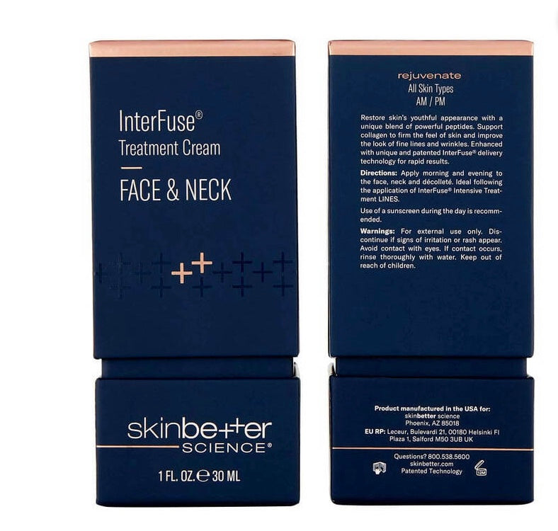 Skinbetter Science InterFuse Treatment Cream FACE & NECK - 30 mL
