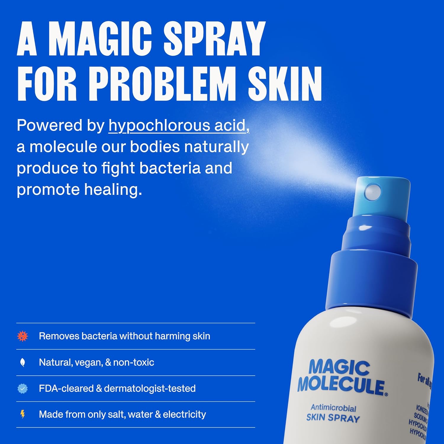 MAGIC MOLECULE Hypochlorous Acid Spray
